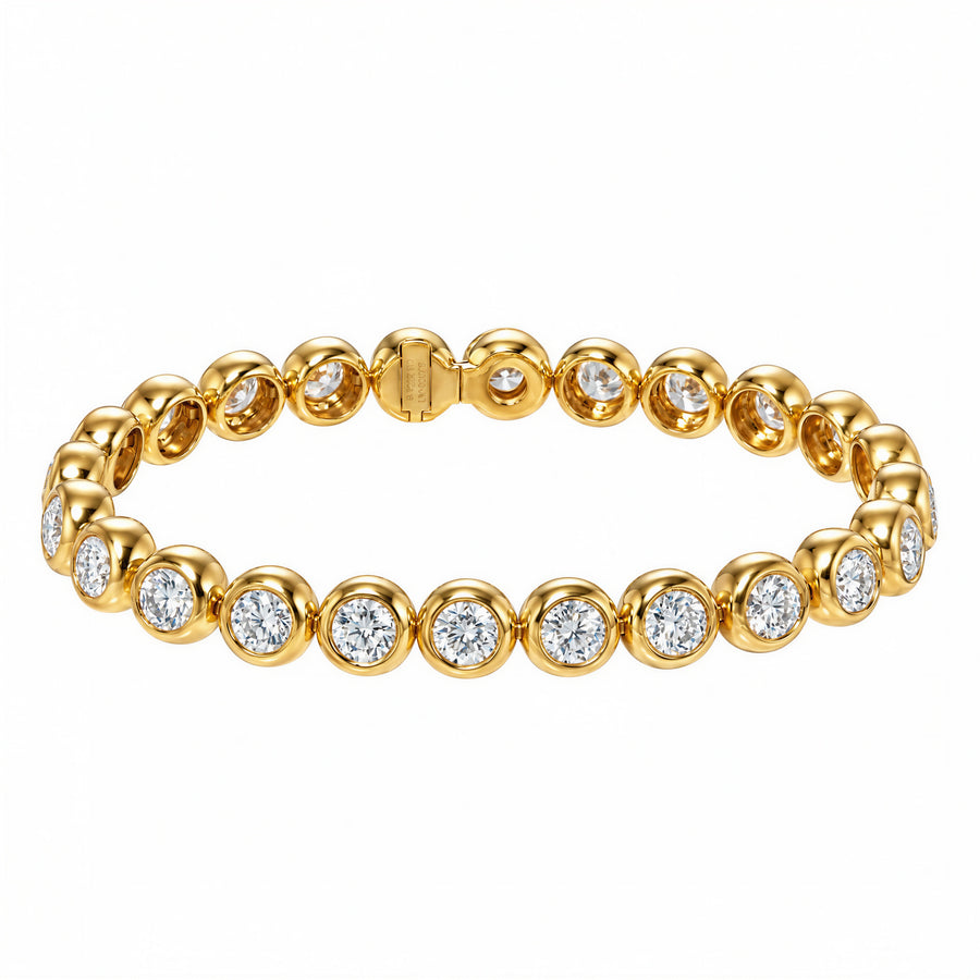 Meridian Bezel-Set Lab-Grown Diamond Bracelet