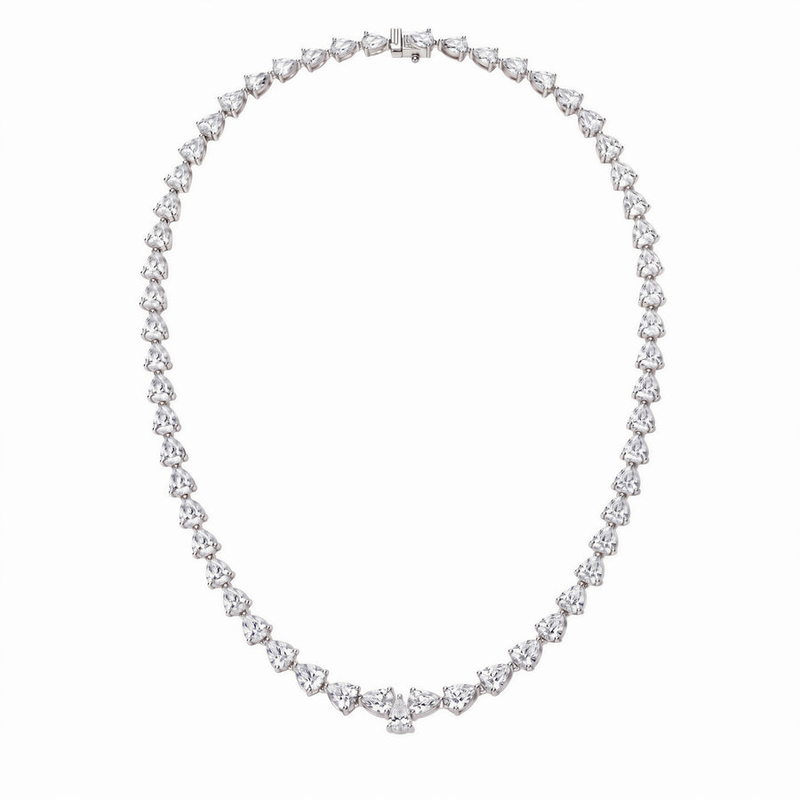 Drop Pear-Shape Lab-Grown Diamond Necklace