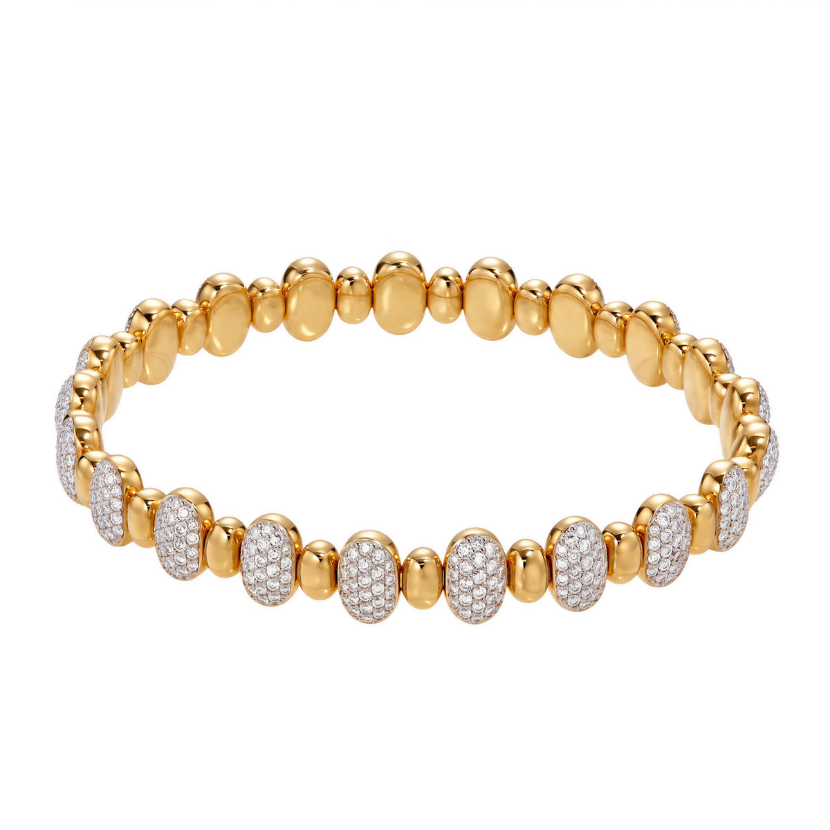 Interval Expandable Pavé Link Bracelet
