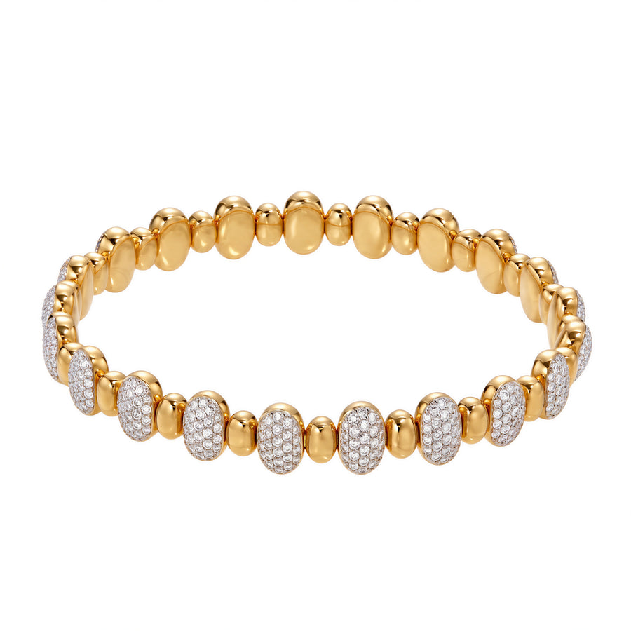 Interval Expandable Pavé Link Bracelet