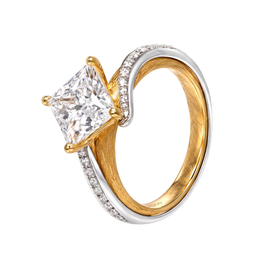 The Vow™ 2-in-1 Lab-Grown Diamond Engagement Ring & Wedding Band Set