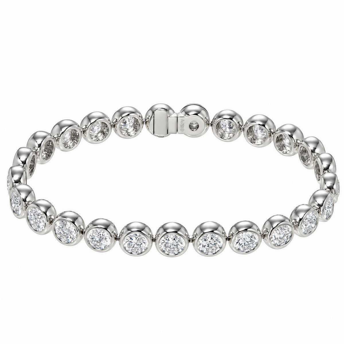 Still Bezel-Set Lab-Grown Diamond Bracelet