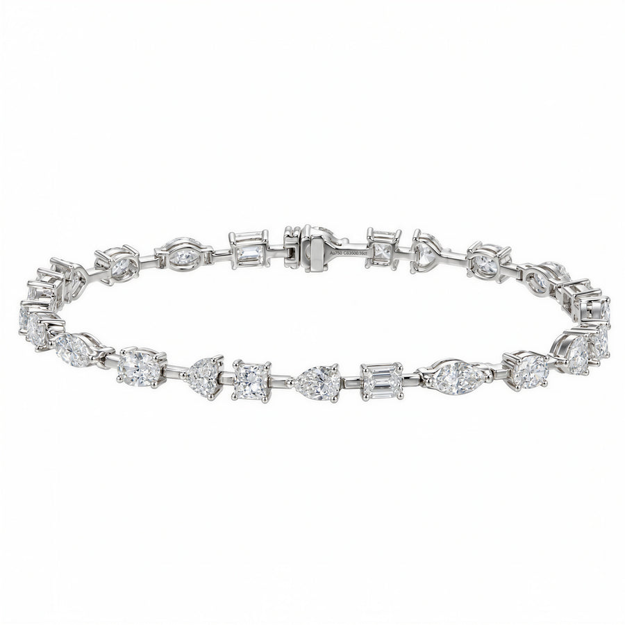 Passage Mixed-Cut Lab-Grown Diamond Bracelet