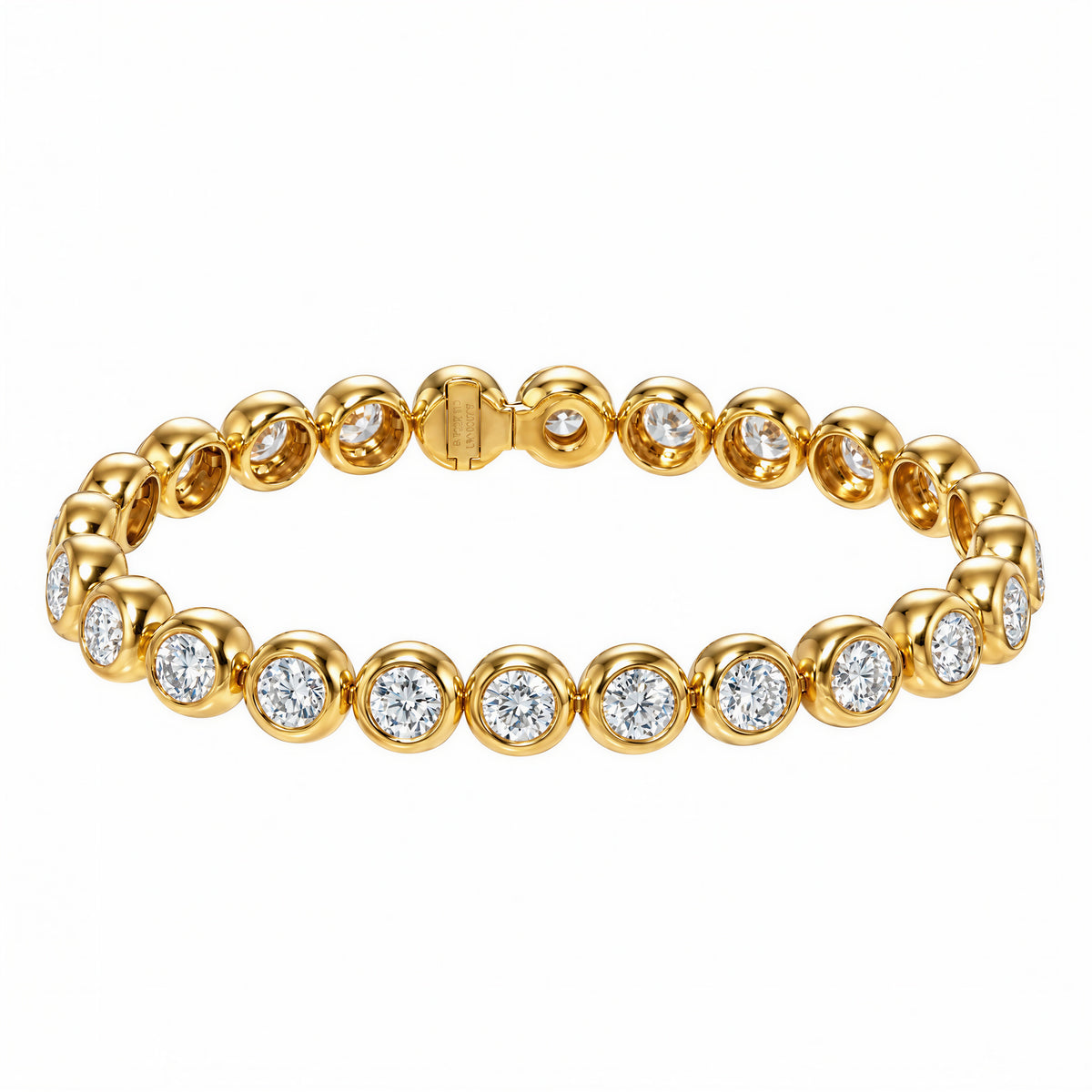 Meridian Bezel-Set Lab-Grown Diamond Bracelet