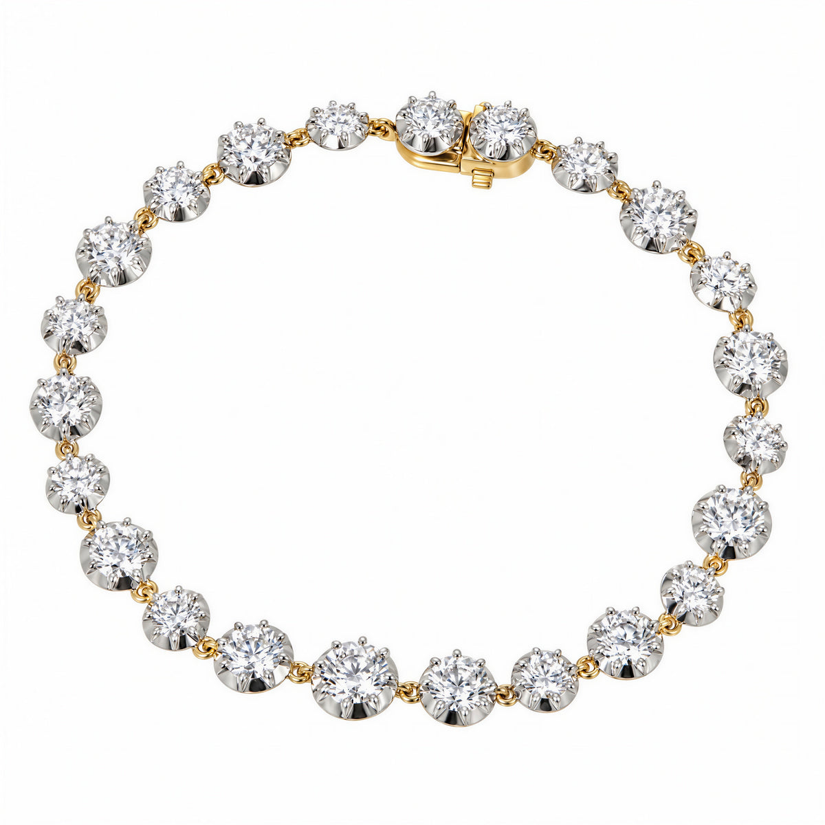 Meridian Bezel-Set Lab-Grown Diamond Bracelet