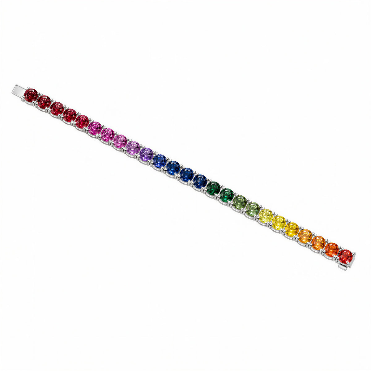 Spectrum Lab-Grown Diamond Tennis Bracelet