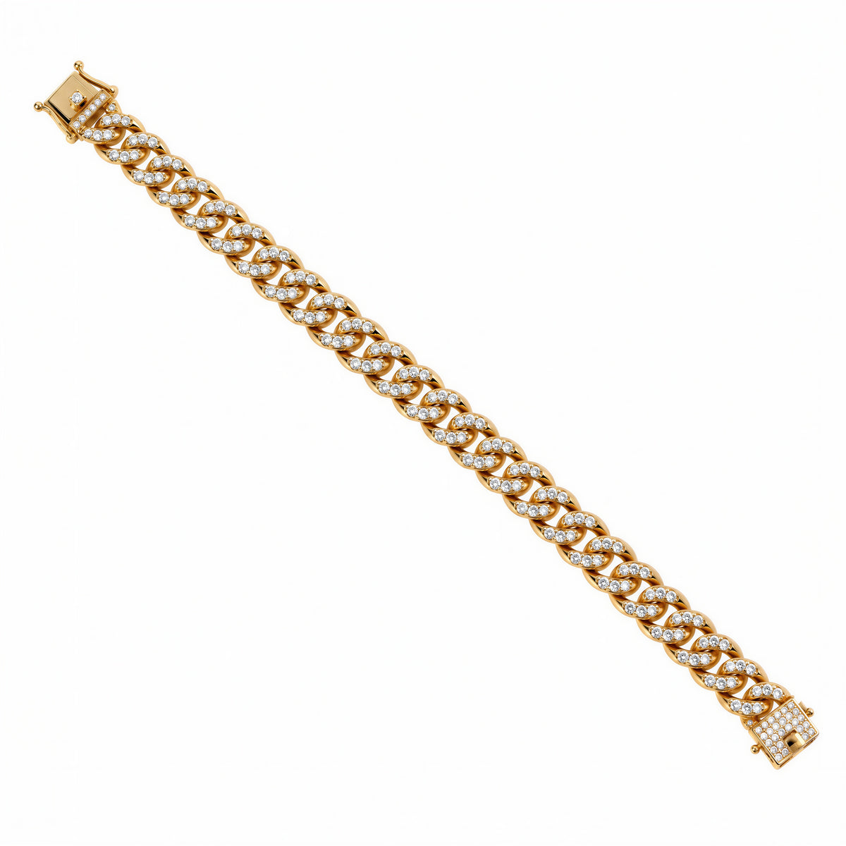 Link Pavé Curb Bracelet