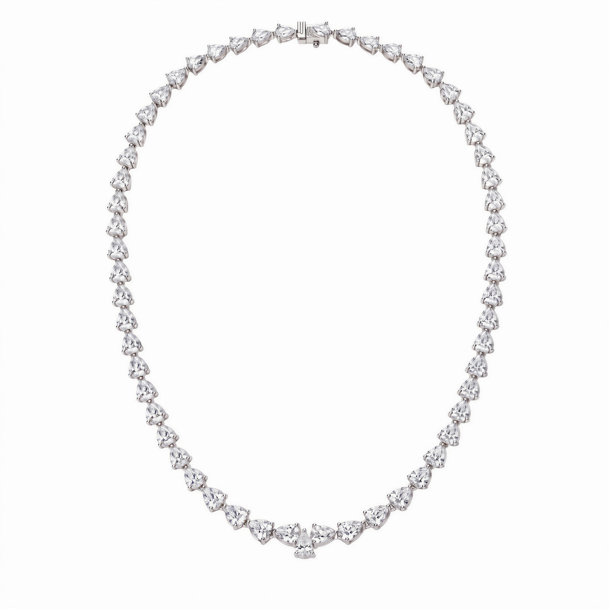 Drop Pear-Shape Lab-Grown Diamond Necklace