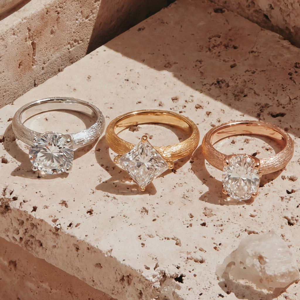 The Vow｜ An engagement ring and wedding band built to find each other perfectly