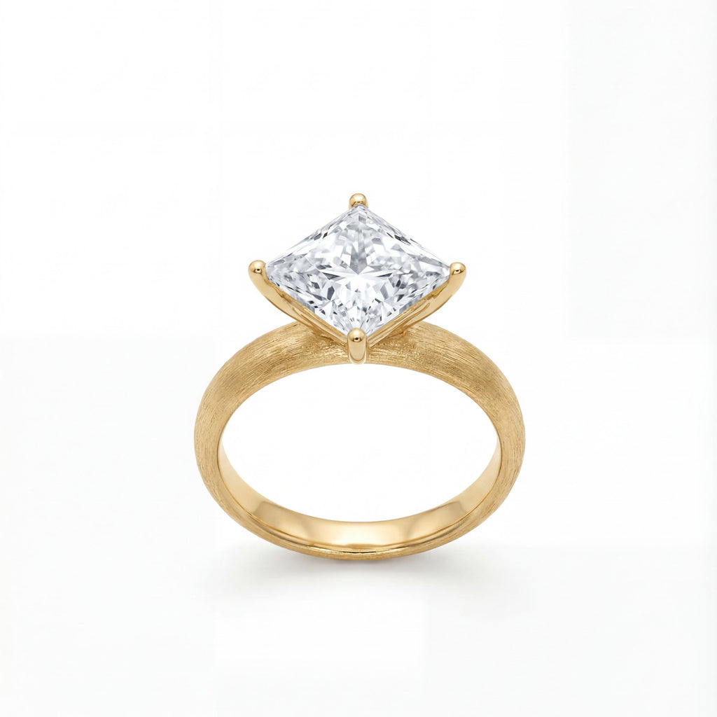 The Vow｜ An engagement ring and wedding band built to find each other perfectly