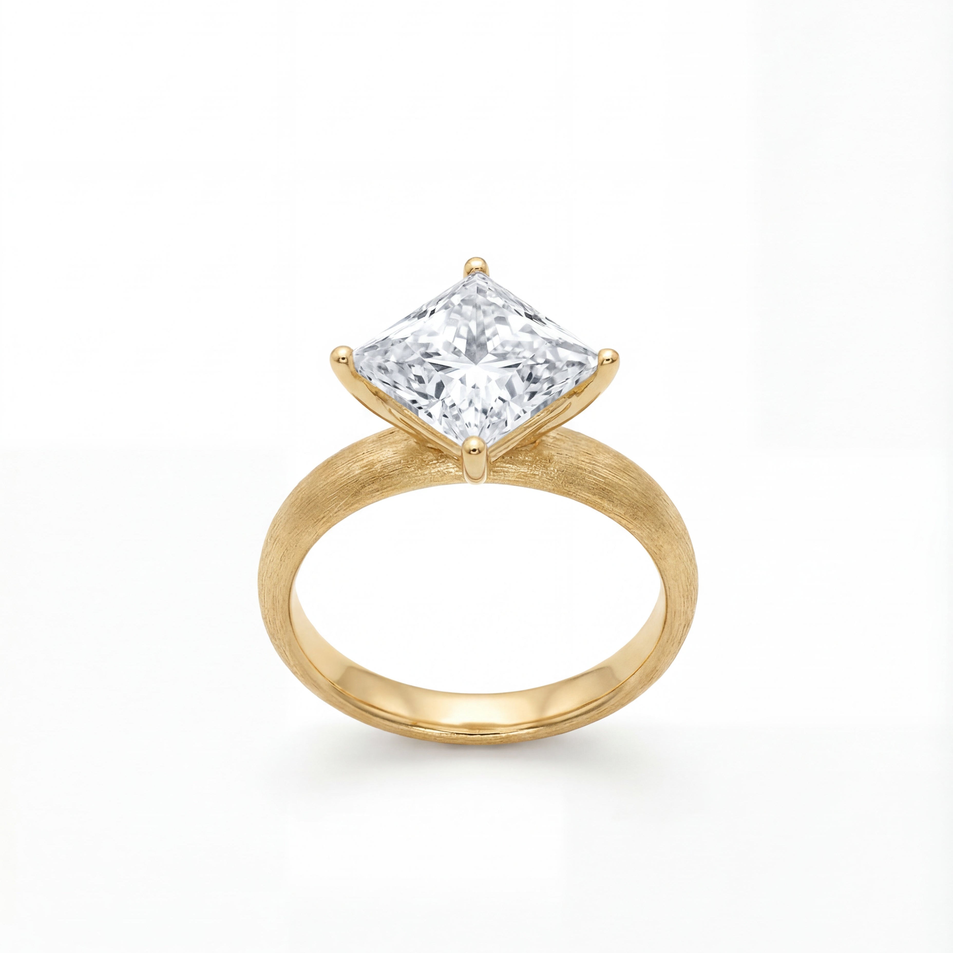 The Vow｜ An engagement ring and wedding band built to find each other perfectly